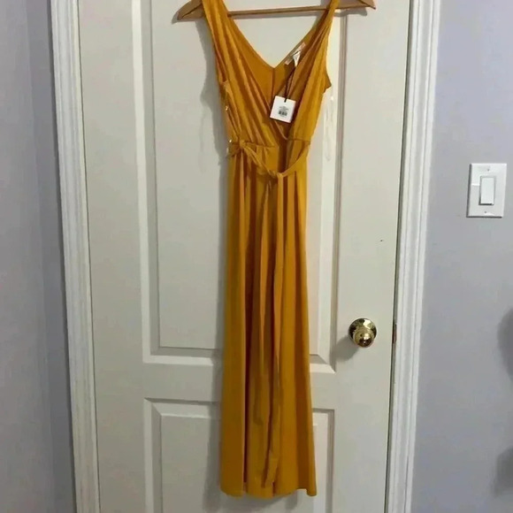 Mustard yellow jumpsuit size  small - Picture 1 of 1
